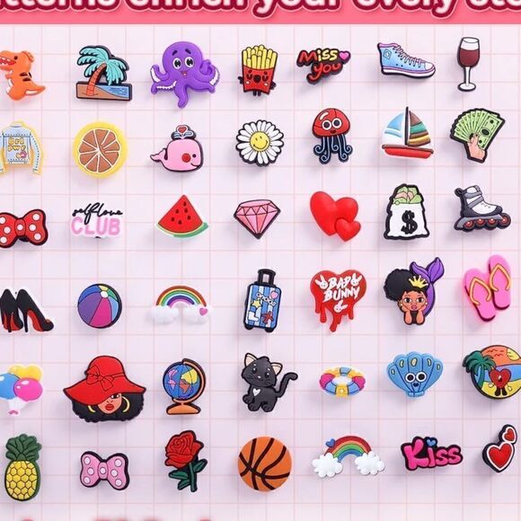 50 pc Assorted Charms for Crocs - Picture 3 of 5